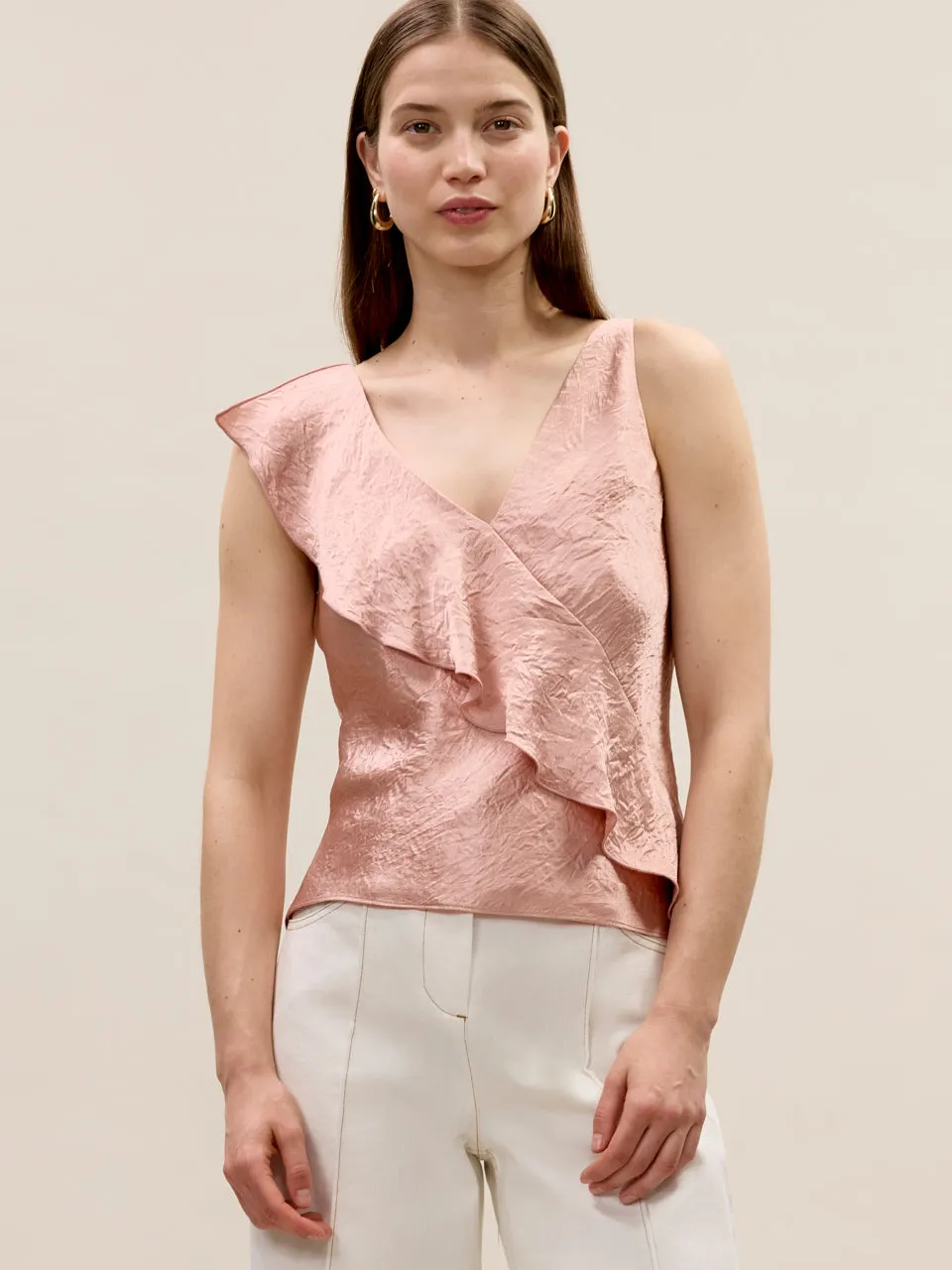 Hollis Satin Tank sold by Rebecca Taylor product image thumbnail 3