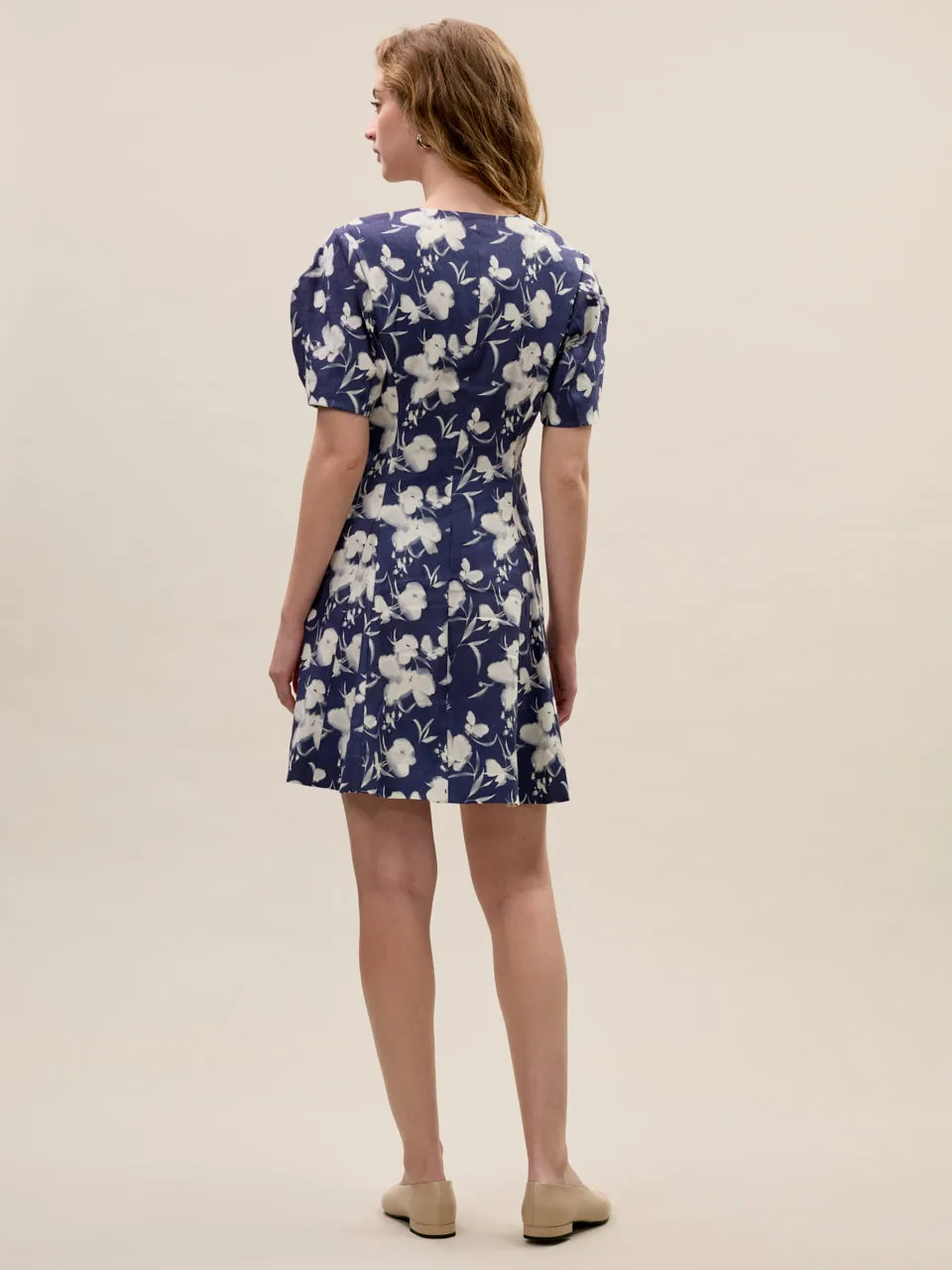 Bea Linen Mini Dress sold by Rebecca Taylor product image thumbnail 4