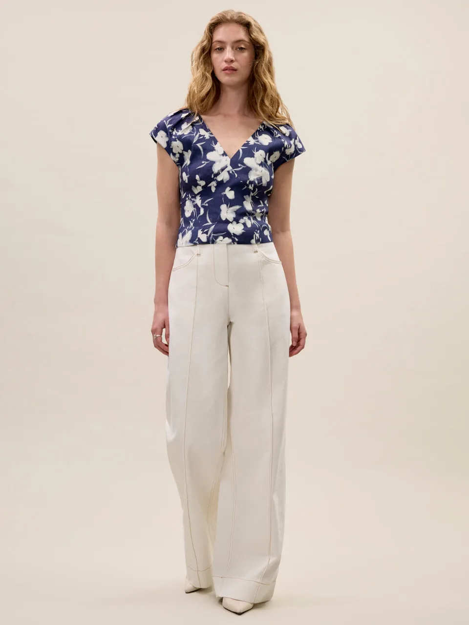 Bea Linen Blouse sold by Rebecca Taylor product image thumbnail 2