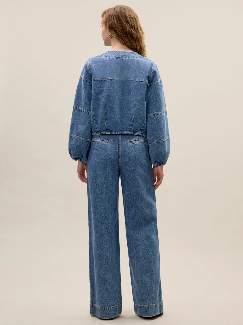 Dax Denim Jacket sold by Rebecca Taylor product image thumbnail 4