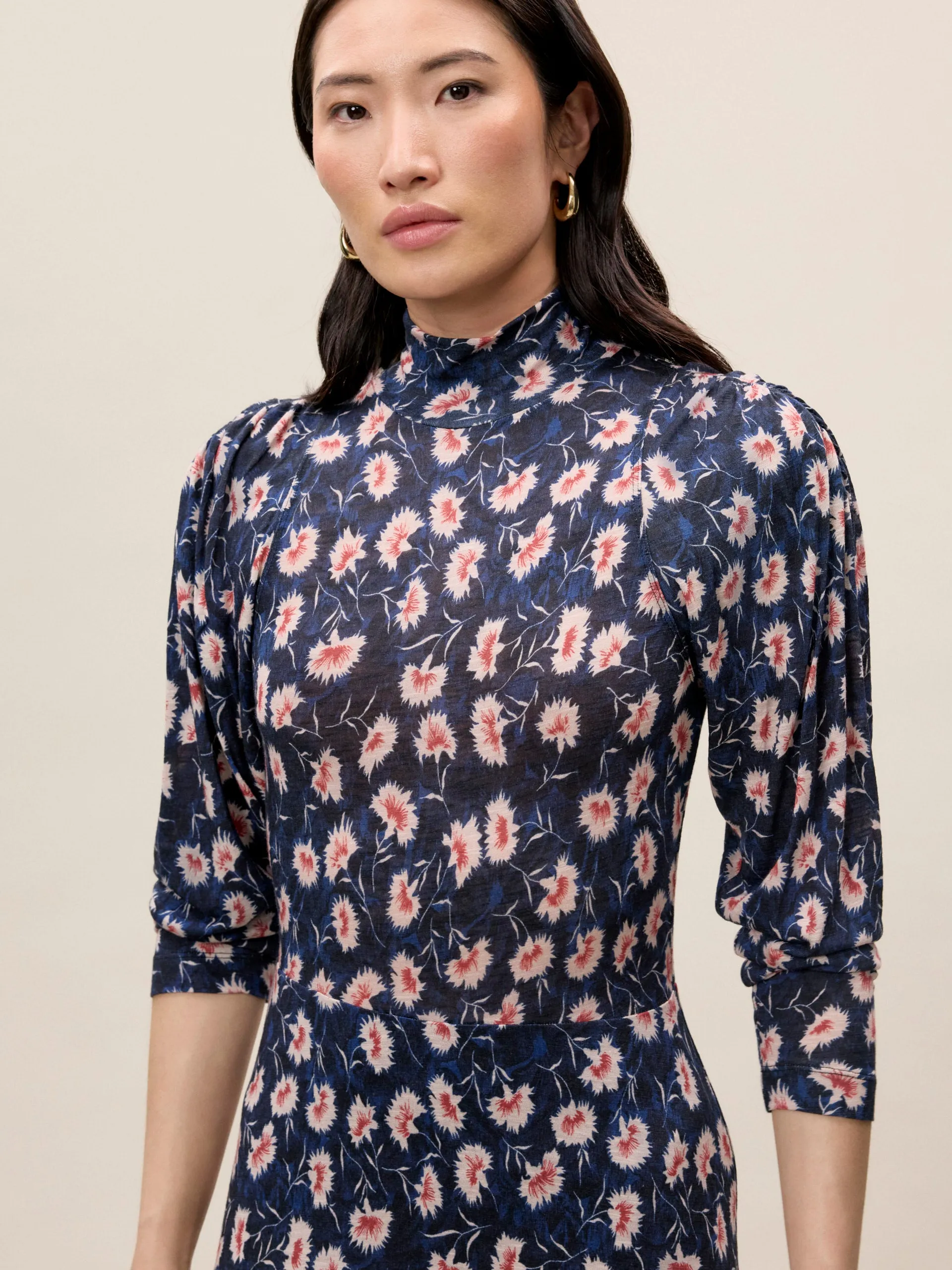 Long Sleeve Turtleneck Dress sold by Rebecca Taylor product image thumbnail 5