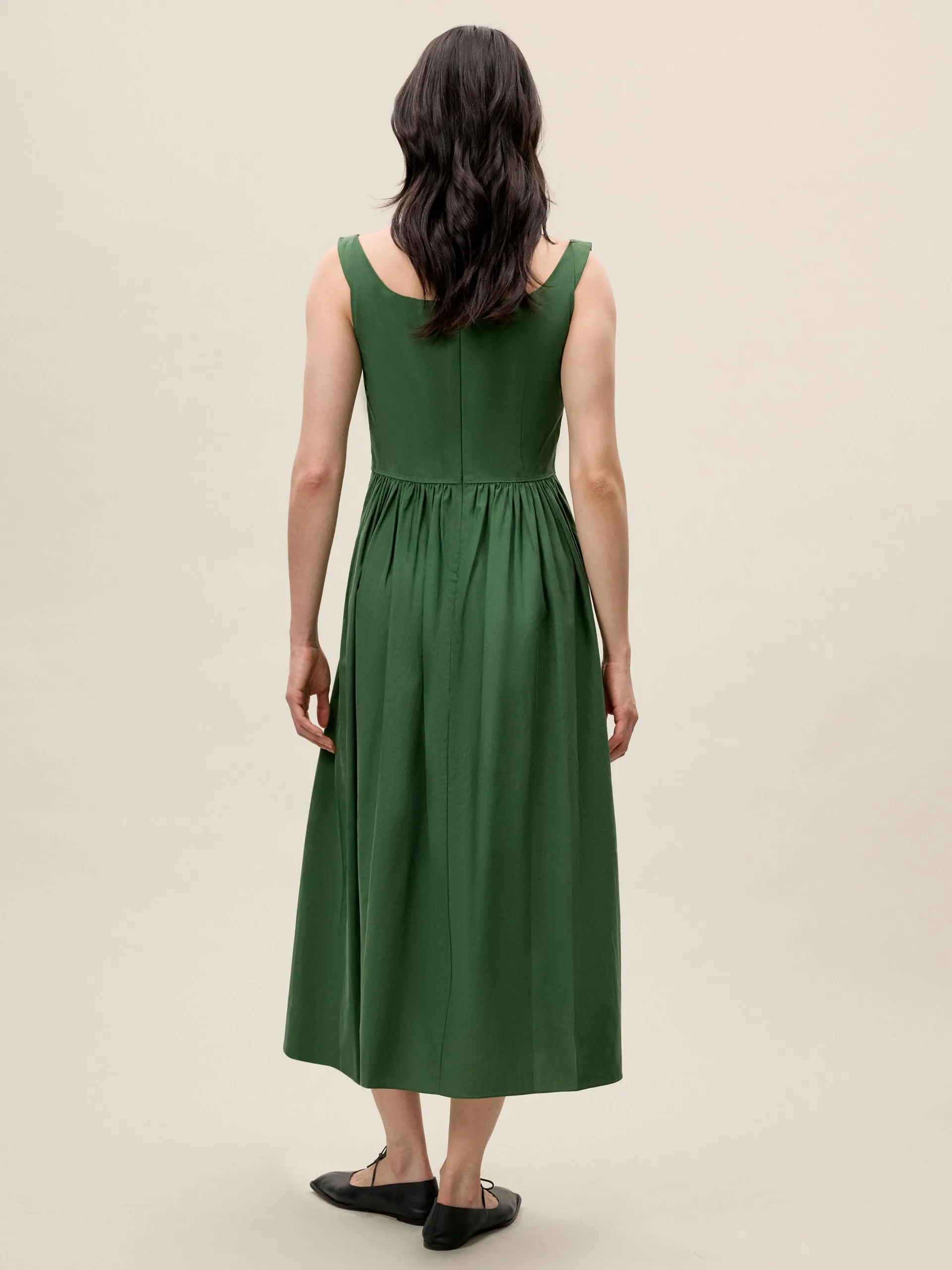 Sleeveless Midi Dress sold by Rebecca Taylor product image thumbnail 4