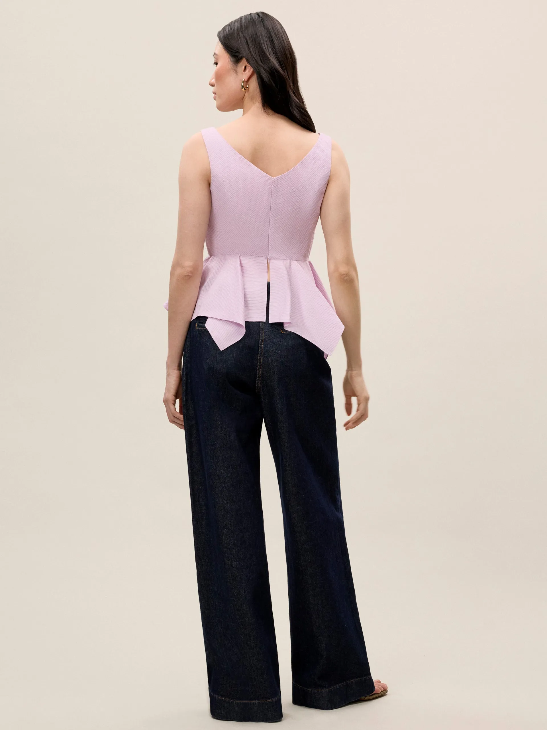 Allegra Stripe Top sold by Rebecca Taylor product image thumbnail 5