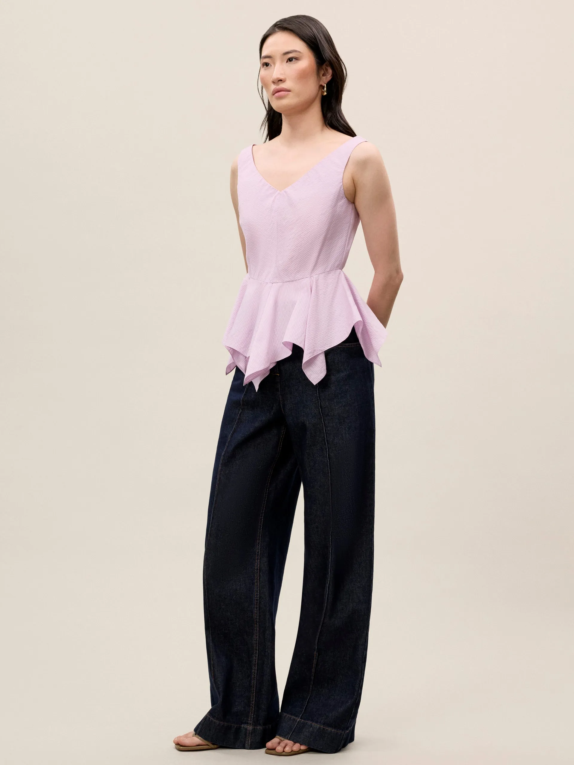 Allegra Stripe Top sold by Rebecca Taylor product image thumbnail 4
