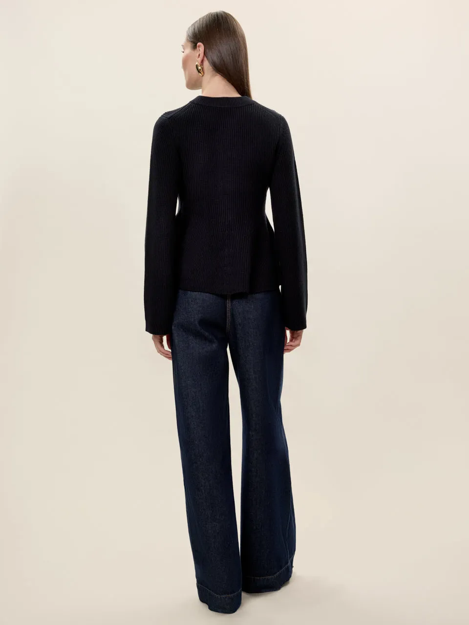 Rhea Knit Peplum Cardi sold by Rebecca Taylor product image thumbnail 5