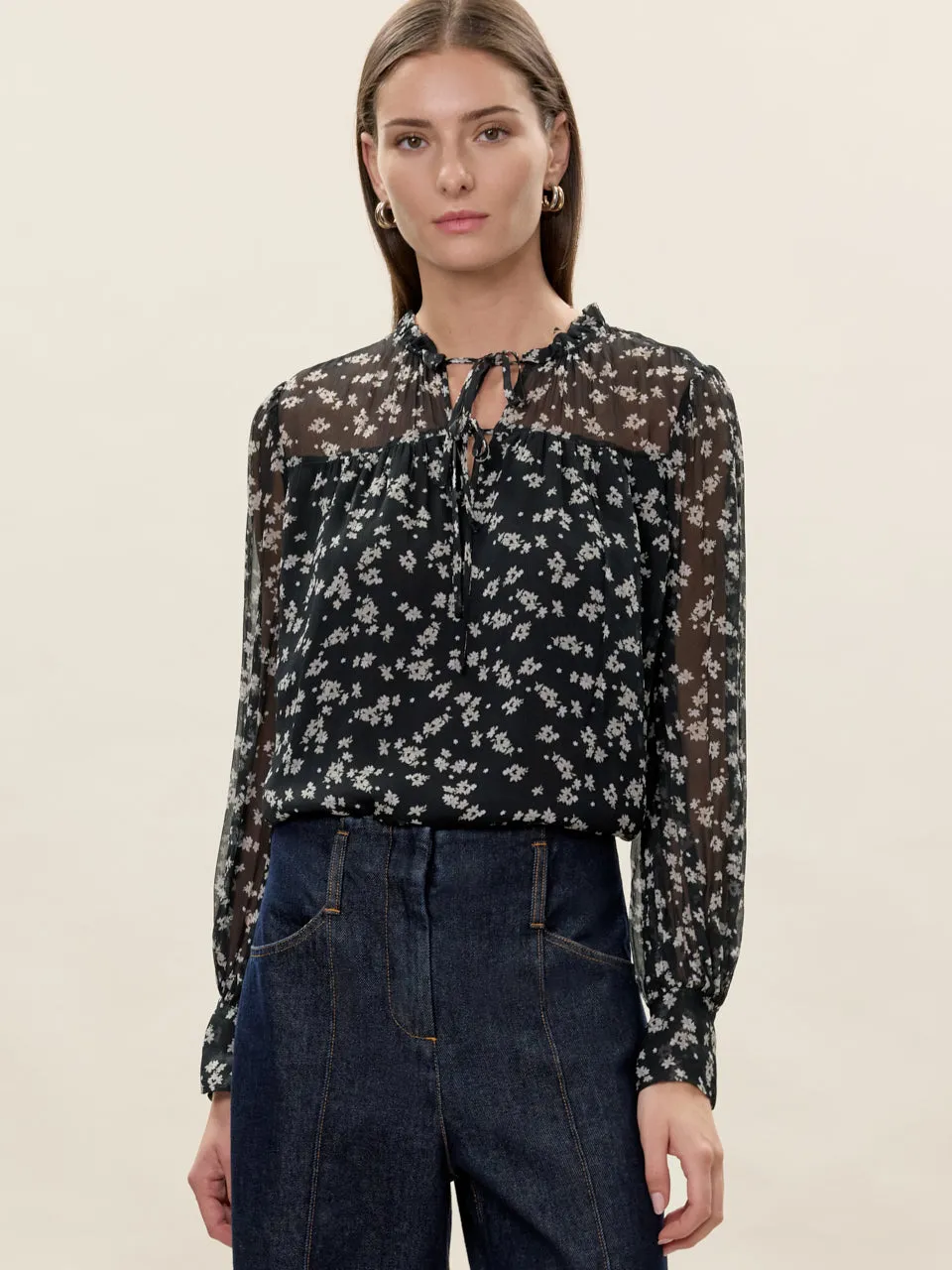 Ditsy Floral Blouse sold by Rebecca Taylor