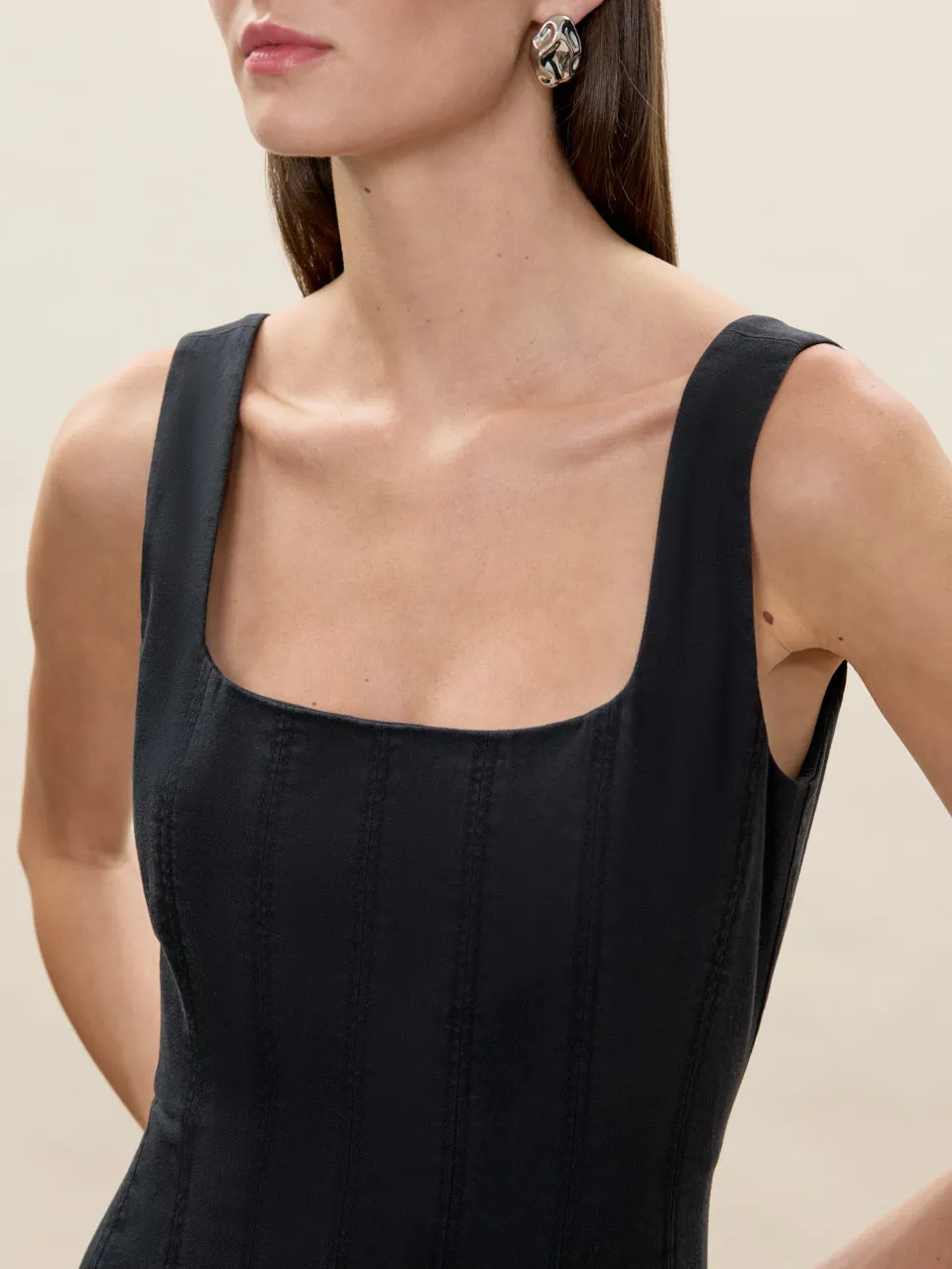 Edith Garment Dyed Dress sold by Rebecca Taylor product image thumbnail 5