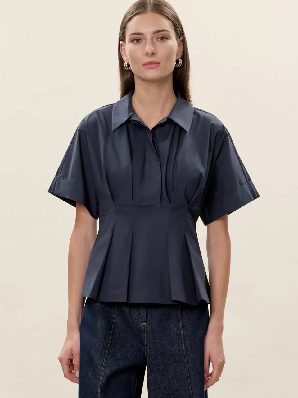 Aisley Poplin Blouse sold by Rebecca Taylor