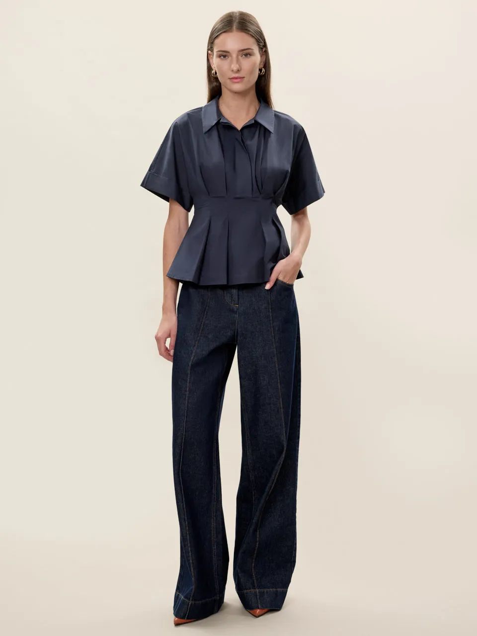 Aisley Poplin Blouse sold by Rebecca Taylor product image thumbnail 2