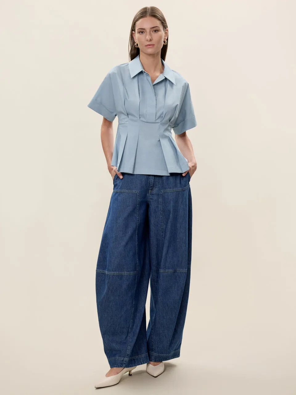 Aisley Poplin Blouse sold by Rebecca Taylor product image thumbnail 2