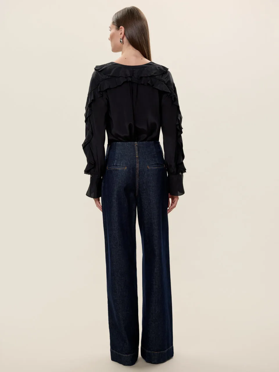 Lillith Ruffle Blouse sold by Rebecca Taylor product image thumbnail 5