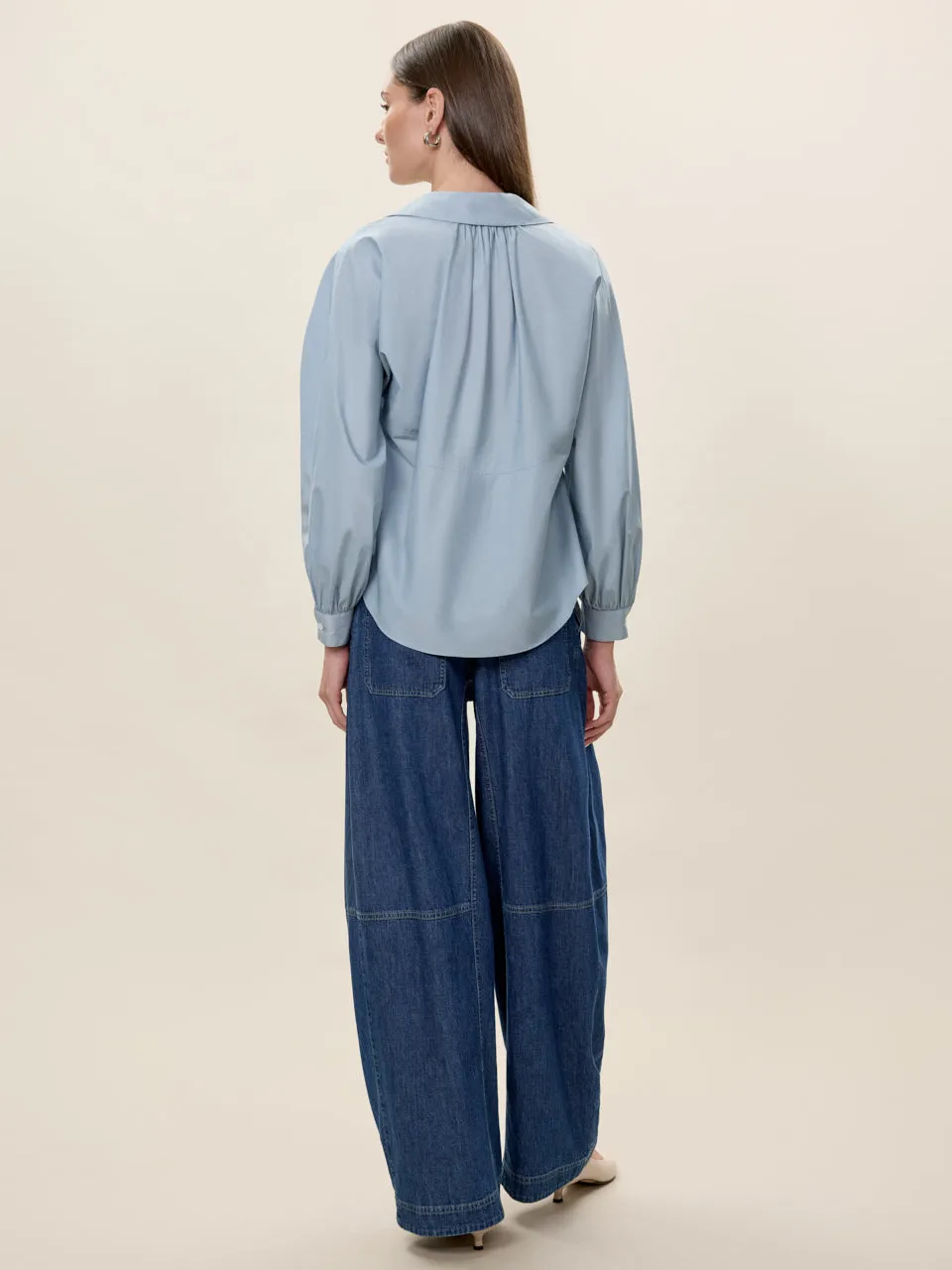 Aisley Poplin Shirt sold by Rebecca Taylor product image thumbnail 5