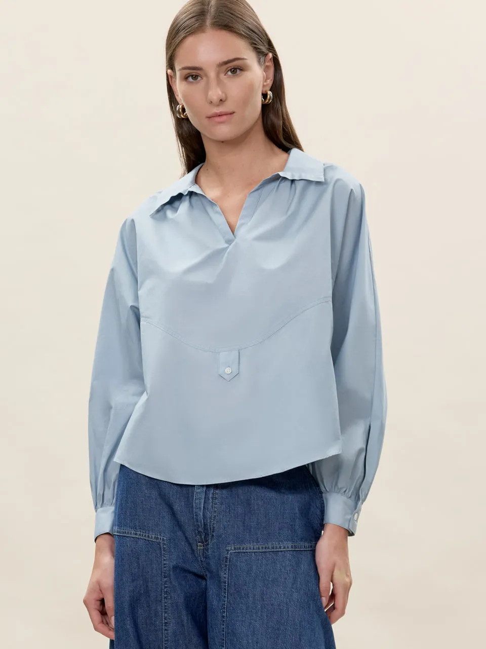 Aisley Poplin Shirt sold by Rebecca Taylor