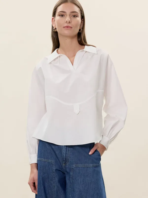 Aisley Poplin Shirt sold by Rebecca Taylor