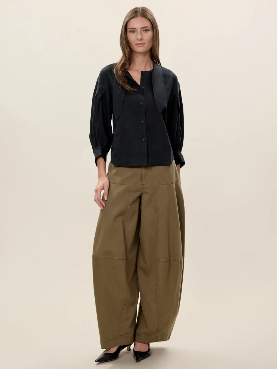 Stretch Linen Top sold by Rebecca Taylor product image thumbnail 2