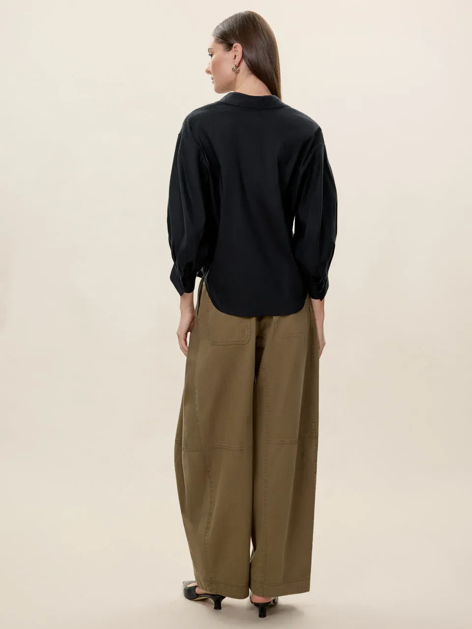 Stretch Linen Top sold by Rebecca Taylor product image thumbnail 5