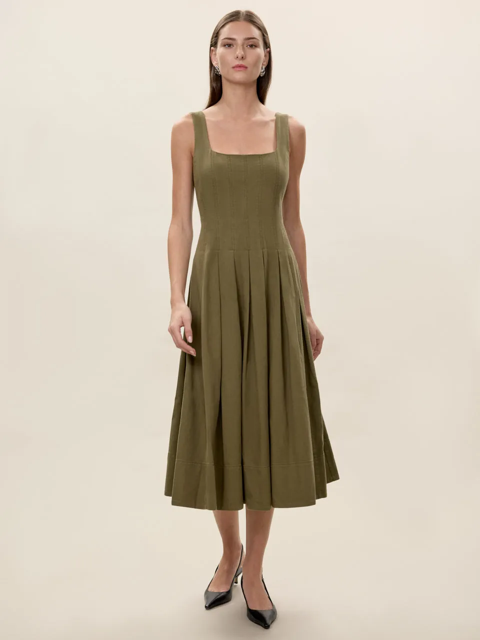 Edith Garment Dyed Dress sold by Rebecca Taylor