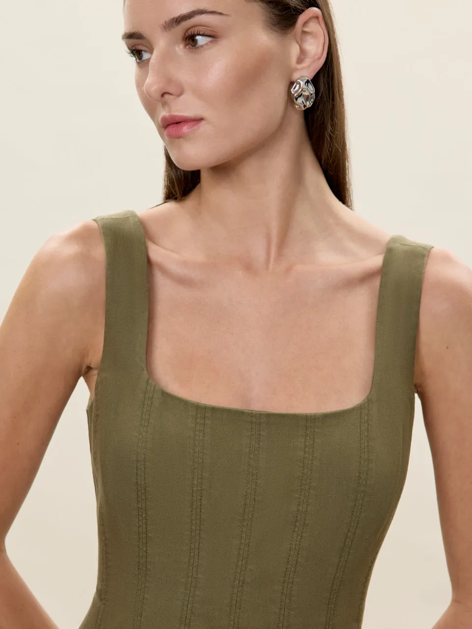 Edith Garment Dyed Dress sold by Rebecca Taylor product image thumbnail 5