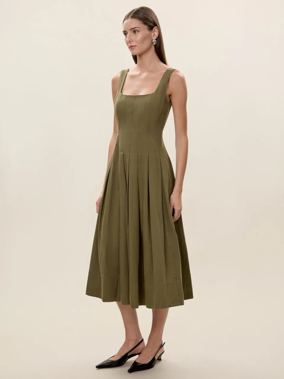 Edith Garment Dyed Dress sold by Rebecca Taylor product image thumbnail 3