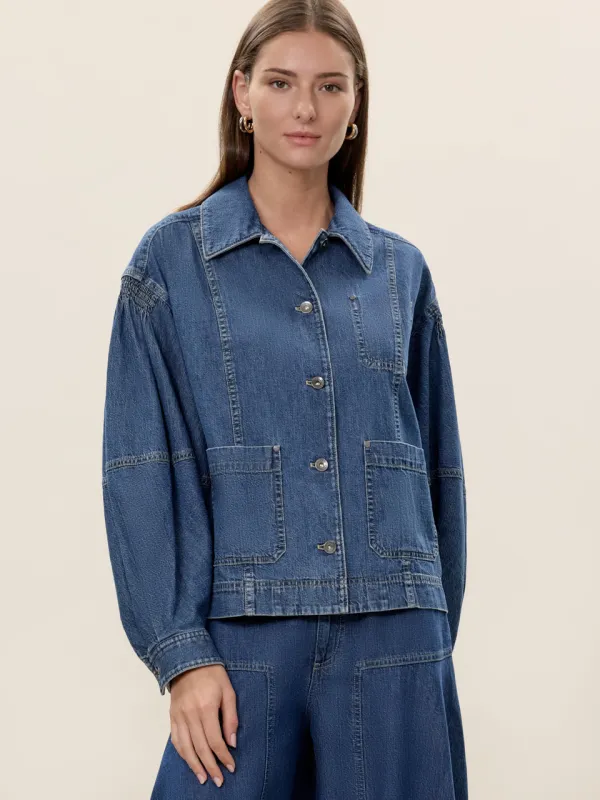 Edith Shirt Jacket made by Rebecca Taylor