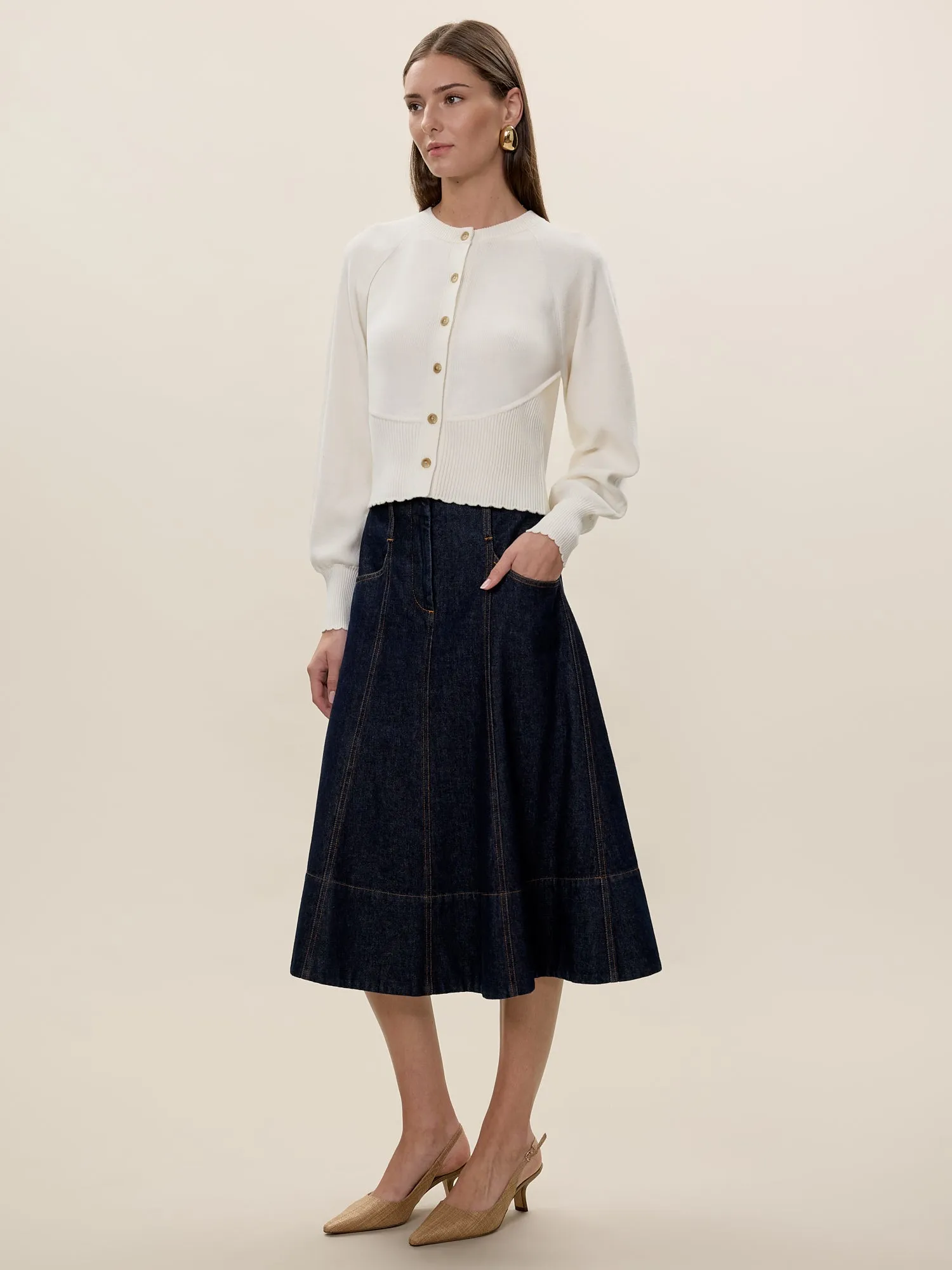 Rhea Knit Cardigan sold by Rebecca Taylor product image thumbnail 4