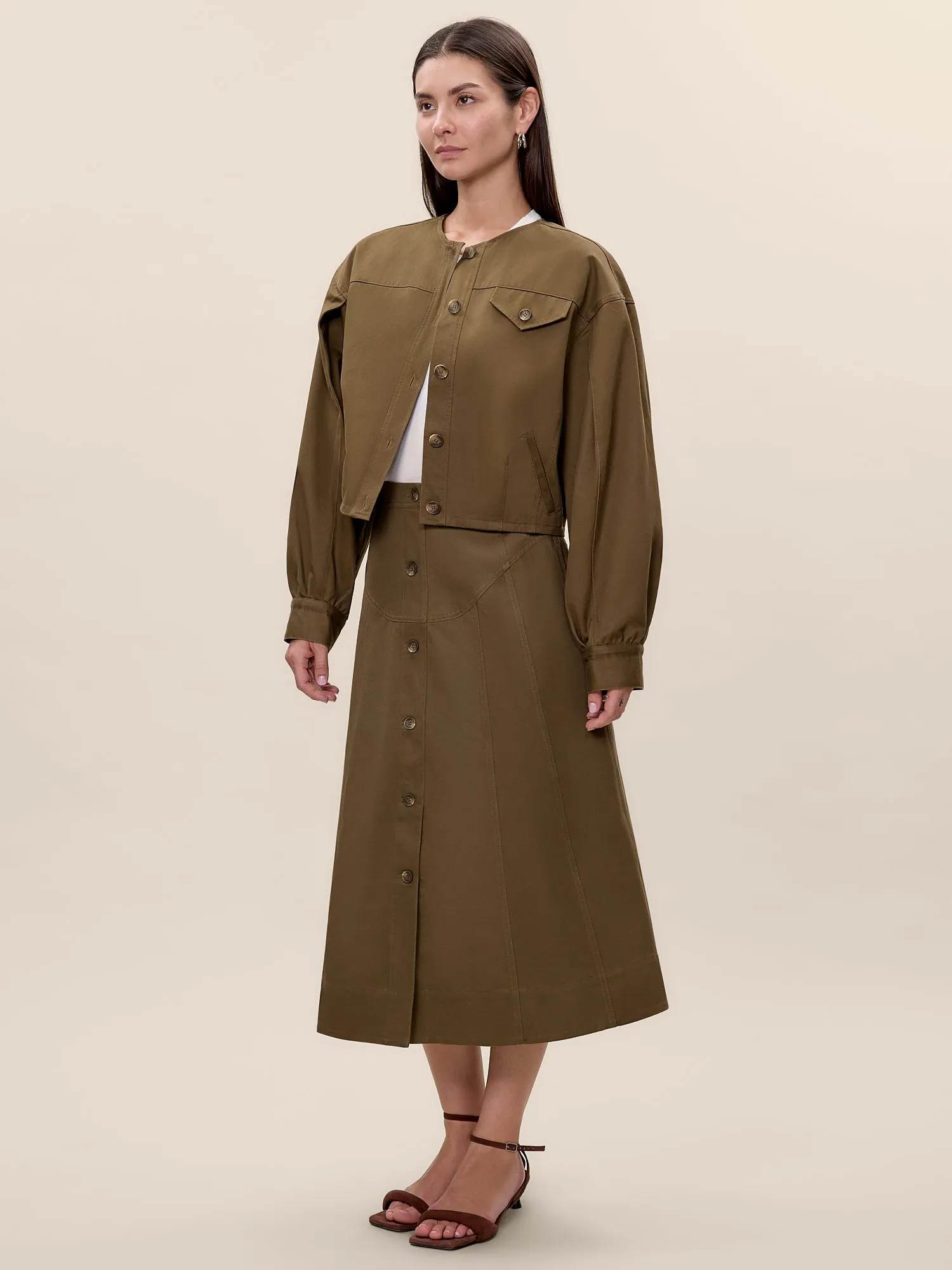 Aria Twill Jacket sold by Rebecca Taylor product image thumbnail 3