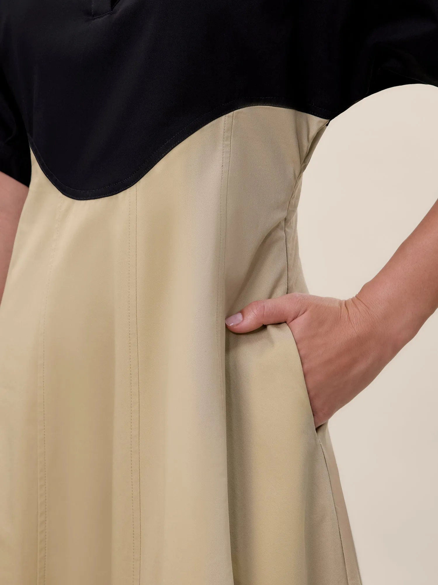 Elspeth Colorblock Dress sold by Rebecca Taylor product image thumbnail 3