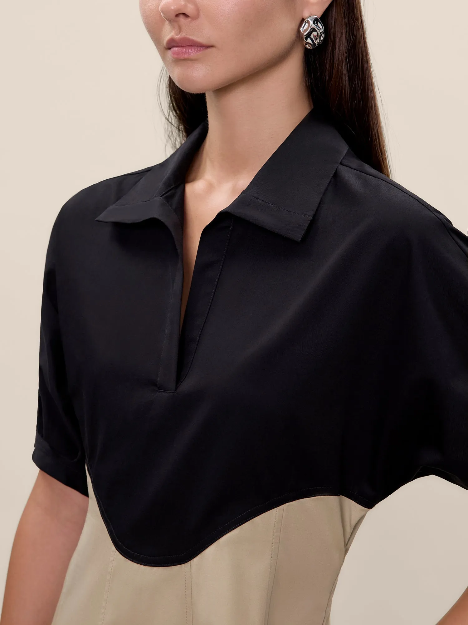 Elspeth Colorblock Dress sold by Rebecca Taylor product image thumbnail 5