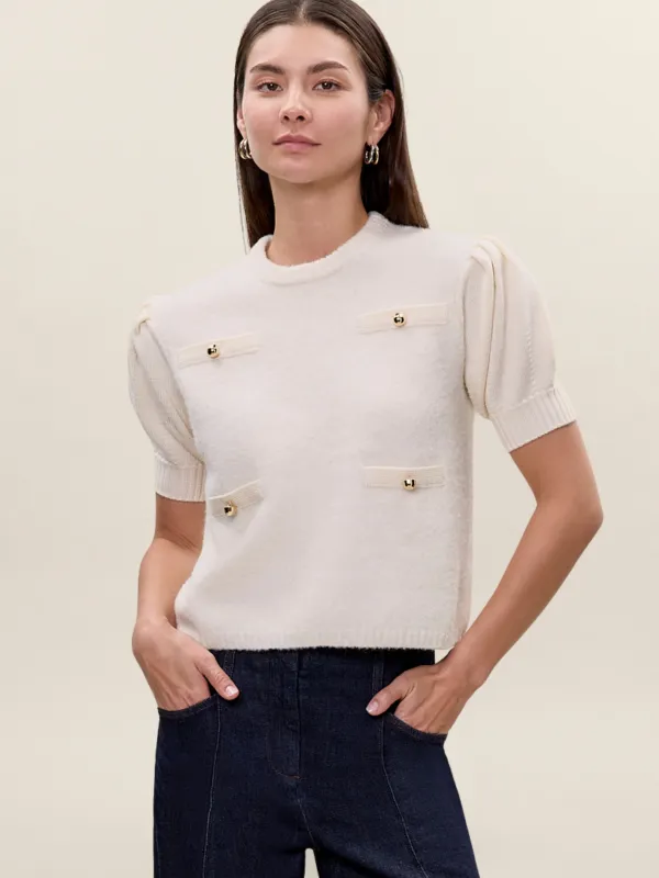 Boucle Texture Sweater sold by Rebecca Taylor