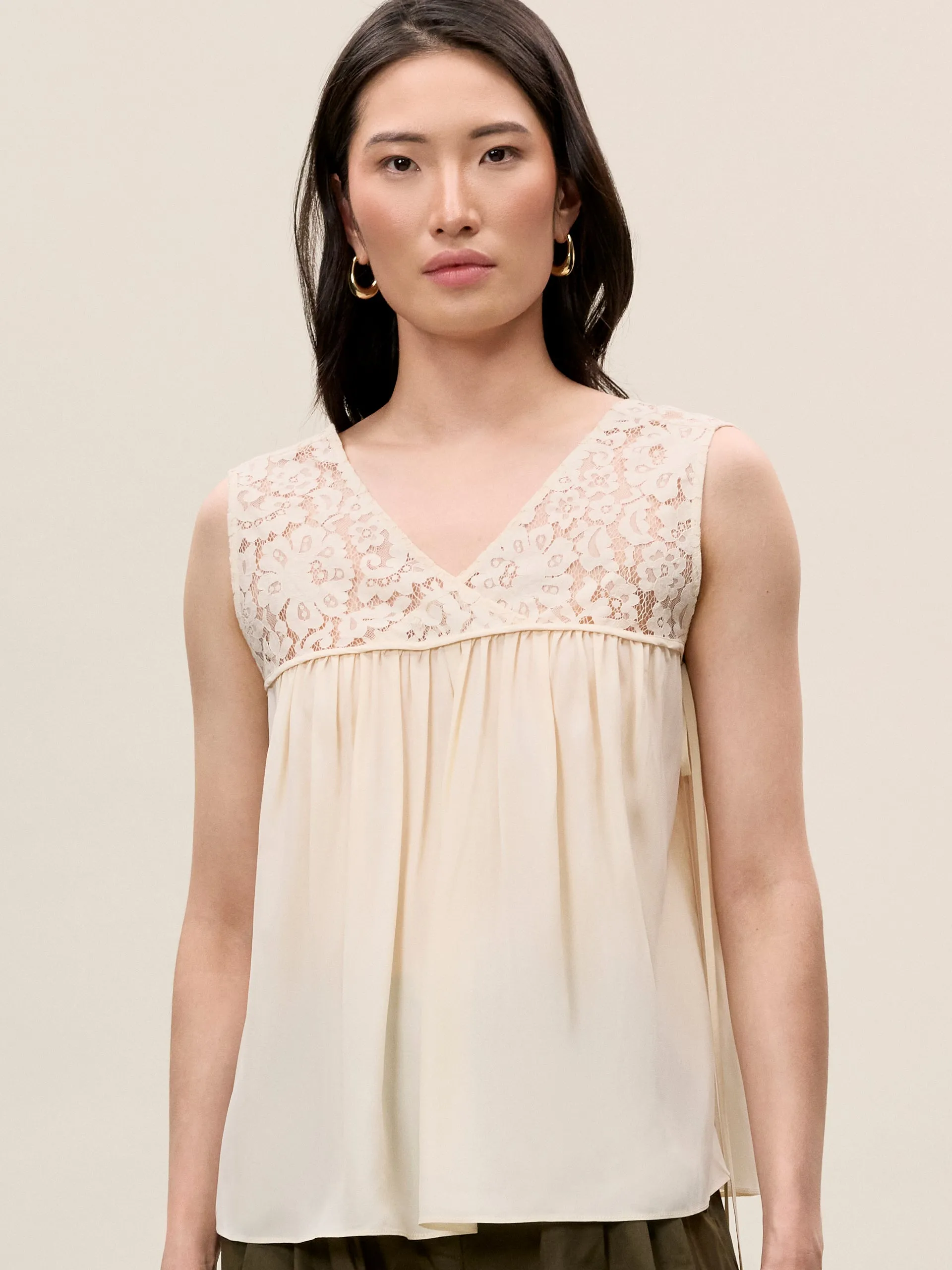 Marielle Lace Top sold by Rebecca Taylor