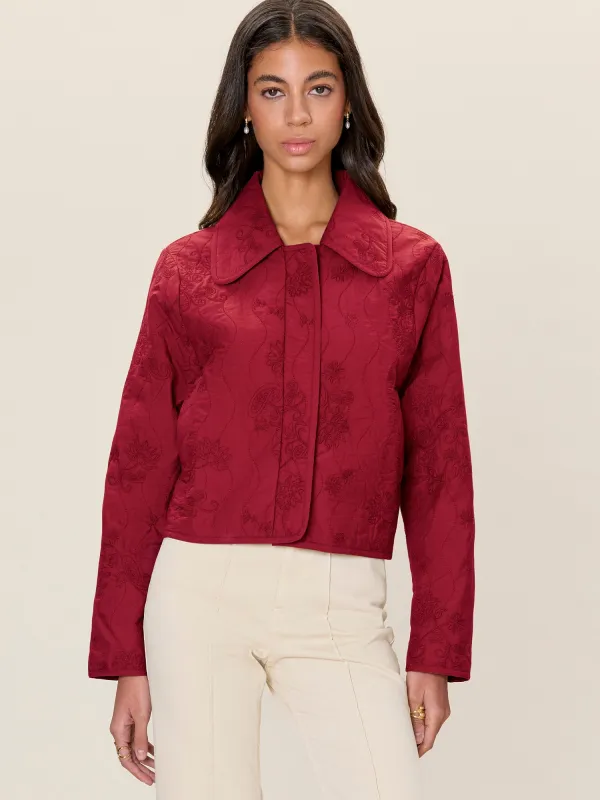 Zuri Quilted Jacket sold by Rebecca Taylor