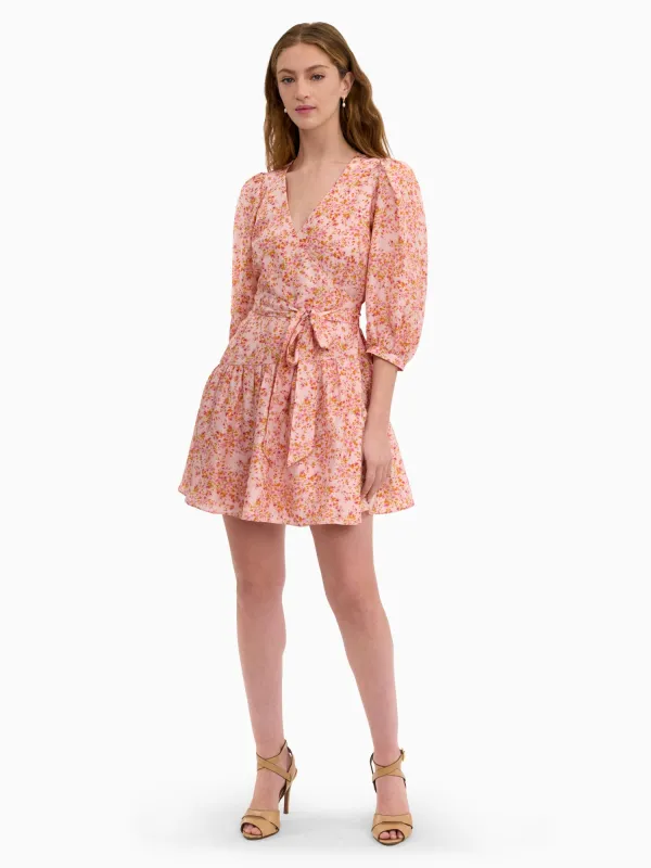 Bellamy Silk Mini Dress made by Rebecca Taylor