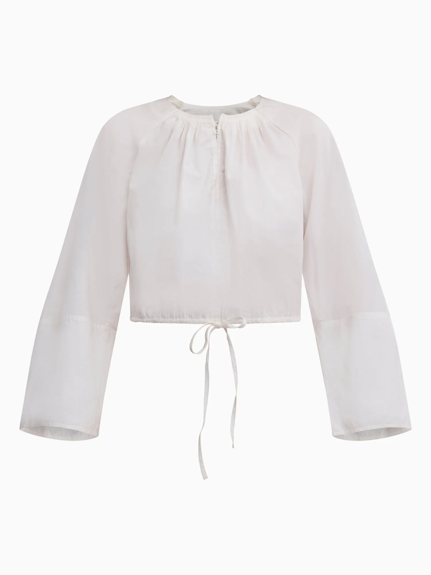 Brielle Cropped Poplin Top sold by Rebecca Taylor product image thumbnail 5