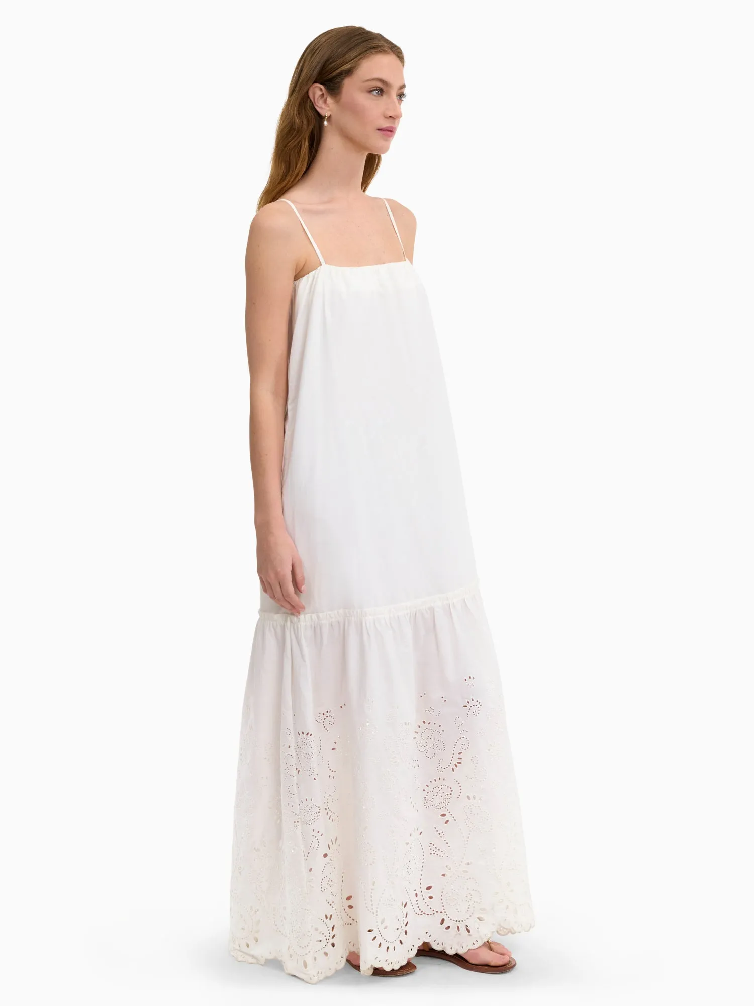 Brielle Poplin Eyelet Dress sold by Rebecca Taylor product image thumbnail 2