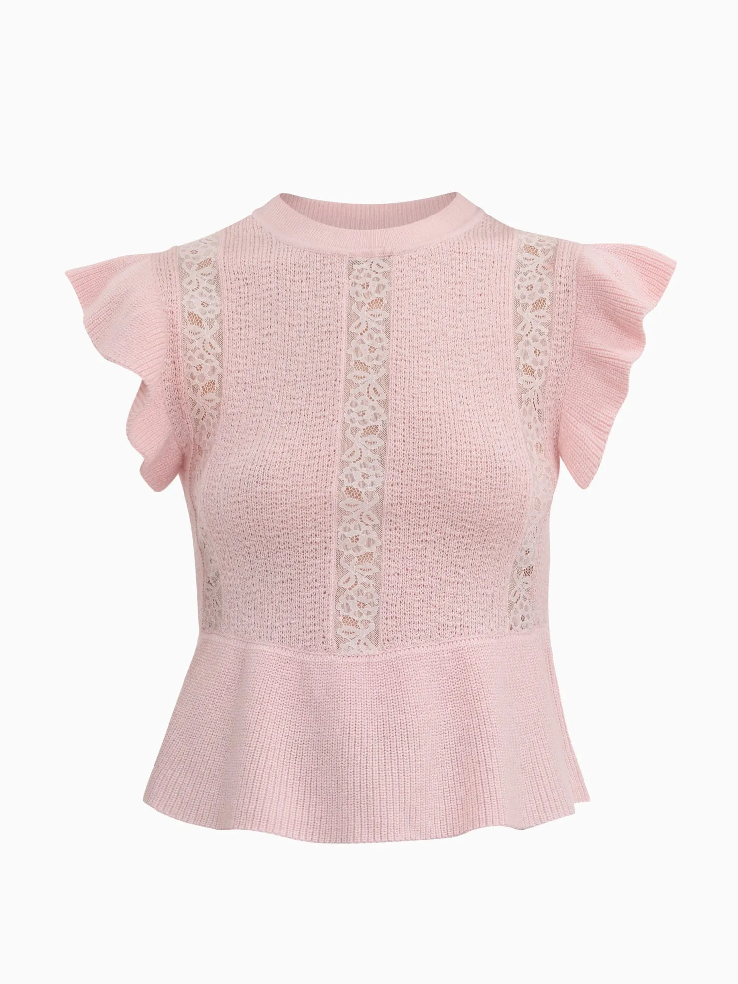 Rhea Lace Knit Sweater sold by Rebecca Taylor product image thumbnail 5