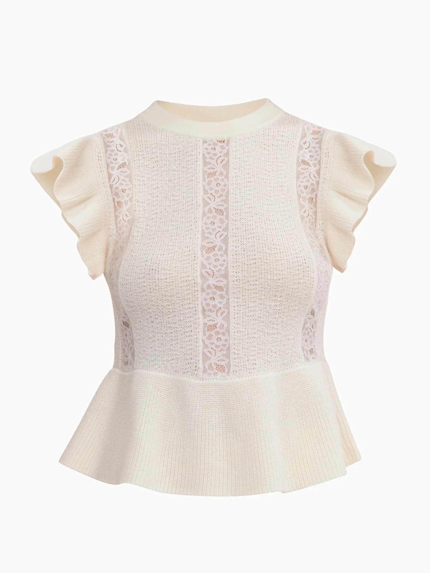 Rhea Lace Knit Sweater sold by Rebecca Taylor product image thumbnail 5