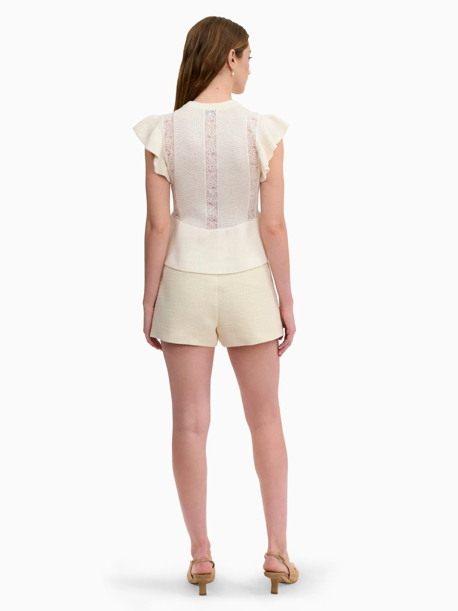 Rhea Lace Knit Sweater sold by Rebecca Taylor product image thumbnail 3