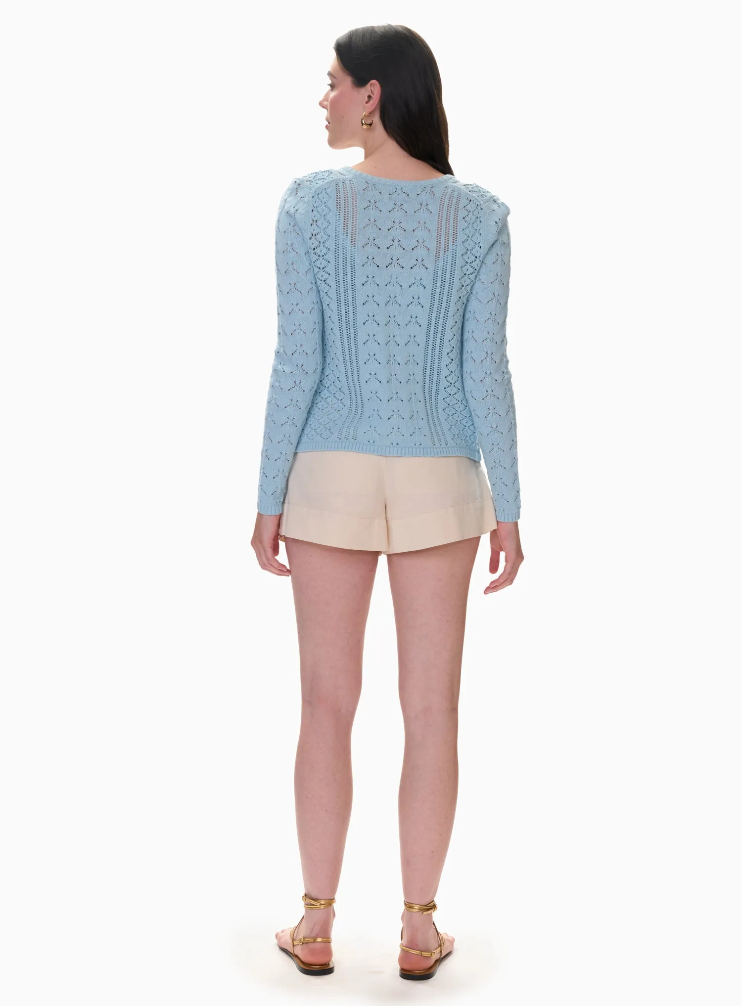 Hannah Pointelle Cardi sold by Rebecca Taylor product image thumbnail 3