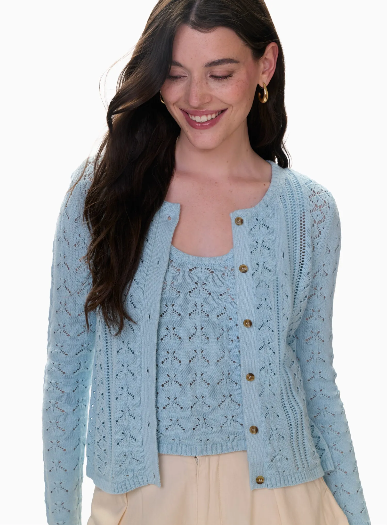 Hannah Pointelle Cardi sold by Rebecca Taylor product image thumbnail 4