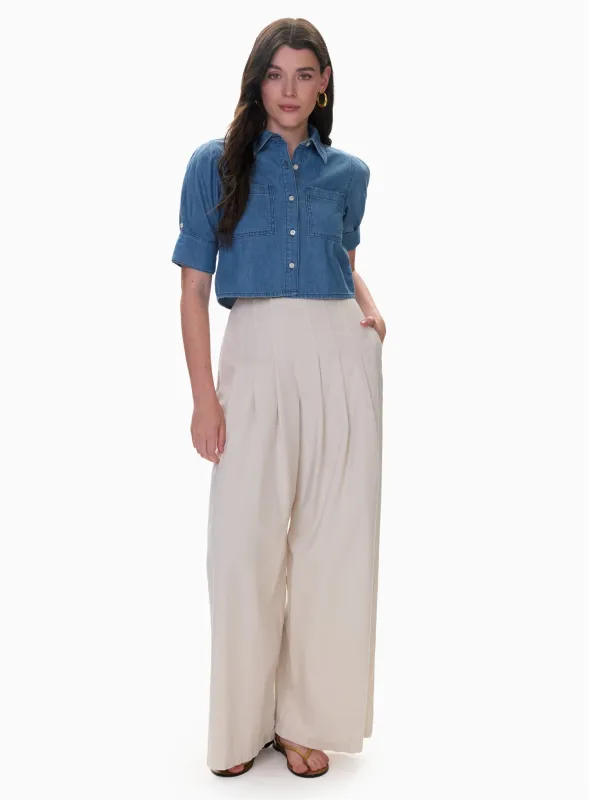 Victoria Chambray Shirt made by Rebecca Taylor