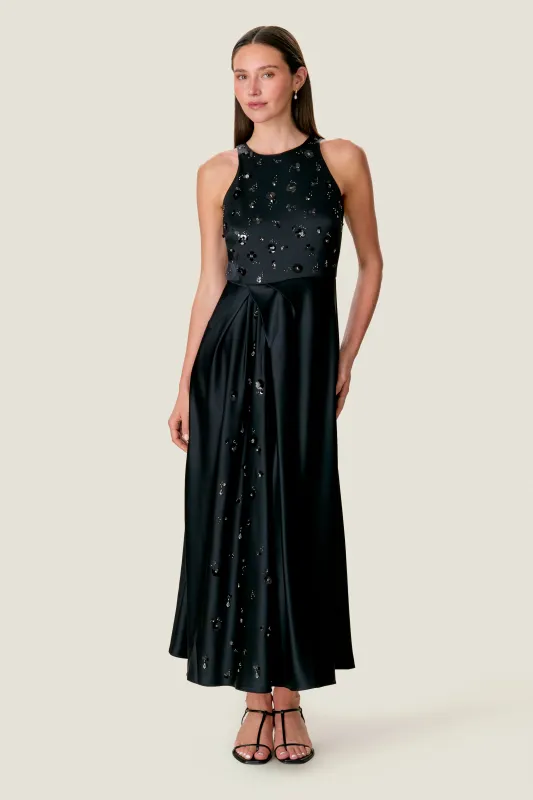 Camille Embellished Midi Dress made by Rebecca Taylor