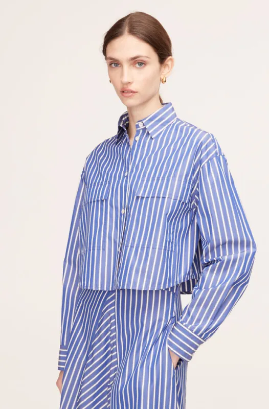 Marseille Stripe Blouse sold by Rebecca Taylor
