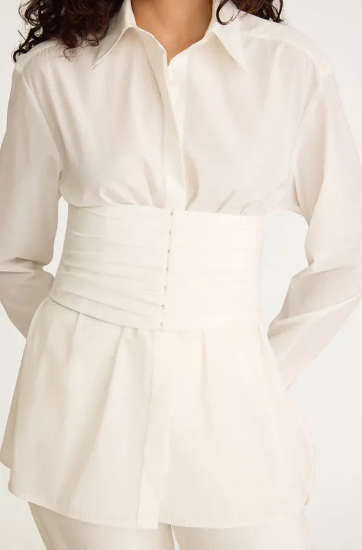 Corseted Button Down sold by Rebecca Taylor