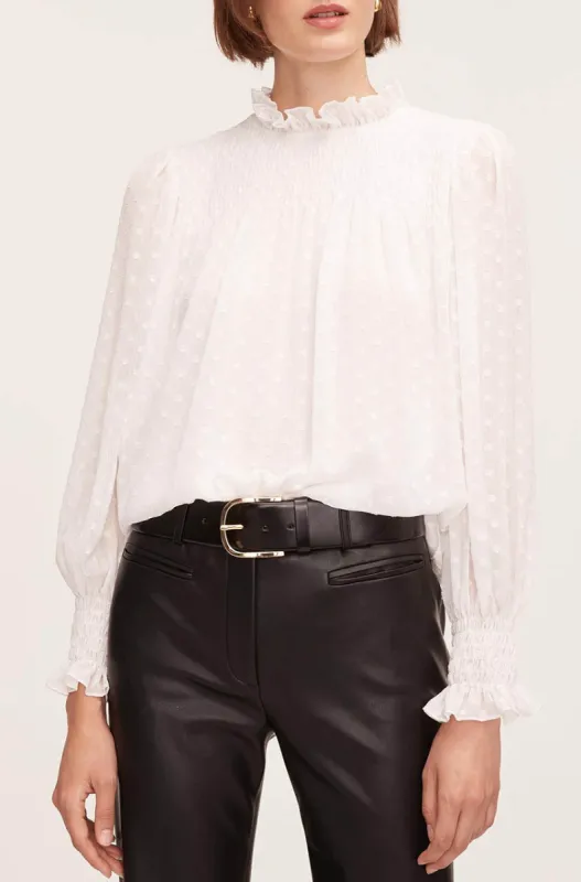 Clip Dot Blouse sold by Rebecca Taylor