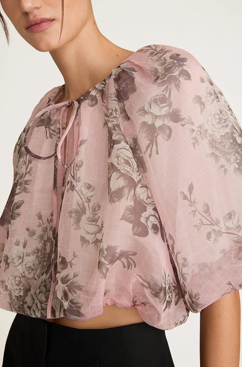 Emblem Fleur Bubble Print Top sold by Rebecca Taylor