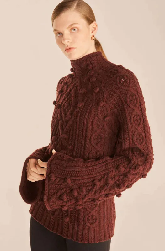 Bauble Cable Turtleneck sold by Rebecca Taylor