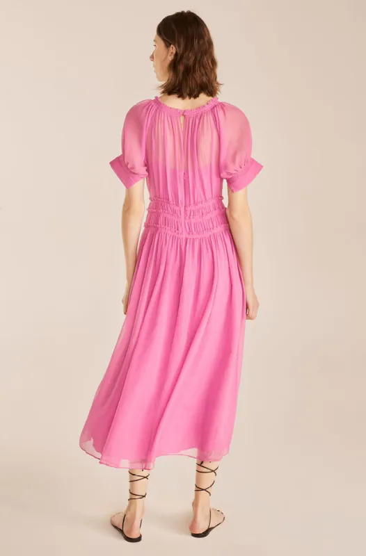 Short Sleeve Pleated Dress sold by Rebecca Taylor