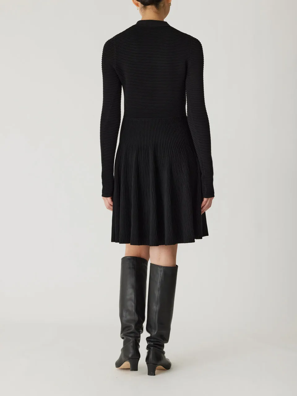 Ottoman Knit Ls Dress sold by Rebecca Taylor product image thumbnail 3