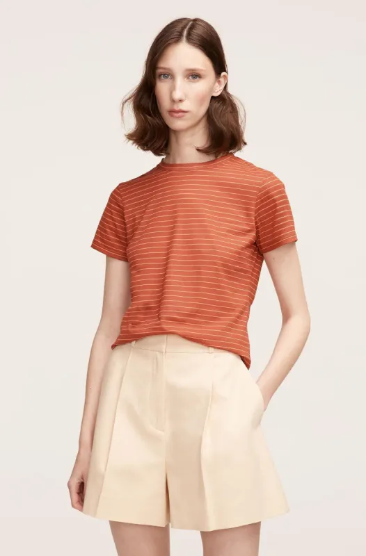 Striped Slim Fit Essential Tee sold by Rebecca Taylor