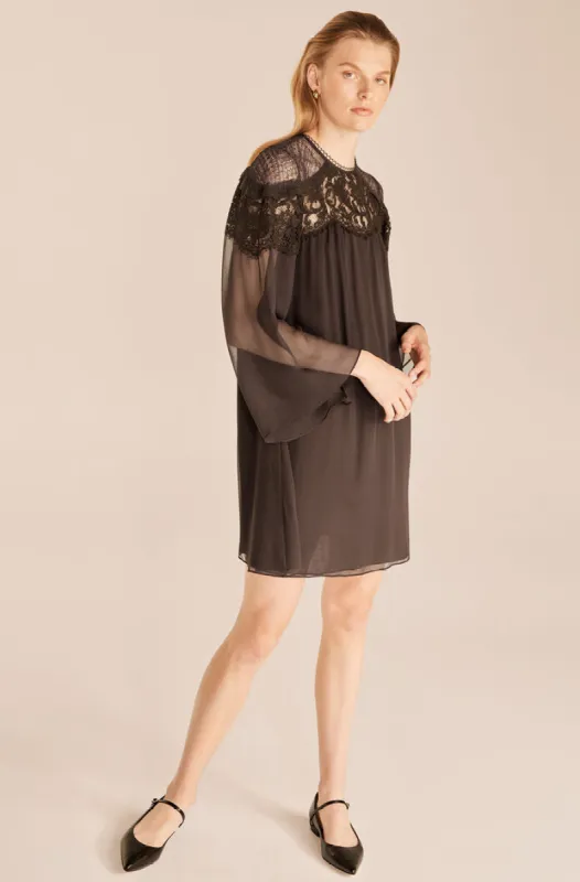 Chiffon Long Sleeve Dress sold by Rebecca Taylor